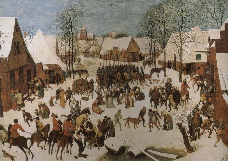 Pieter Bruegel The killing of innocent France oil painting art